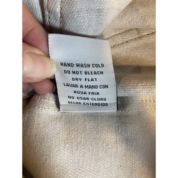 Easel Khaki Olive Camo Print Overalls Women’s Large Wide Leg Pockets Bib NEW‎ - Picture 8 of 8